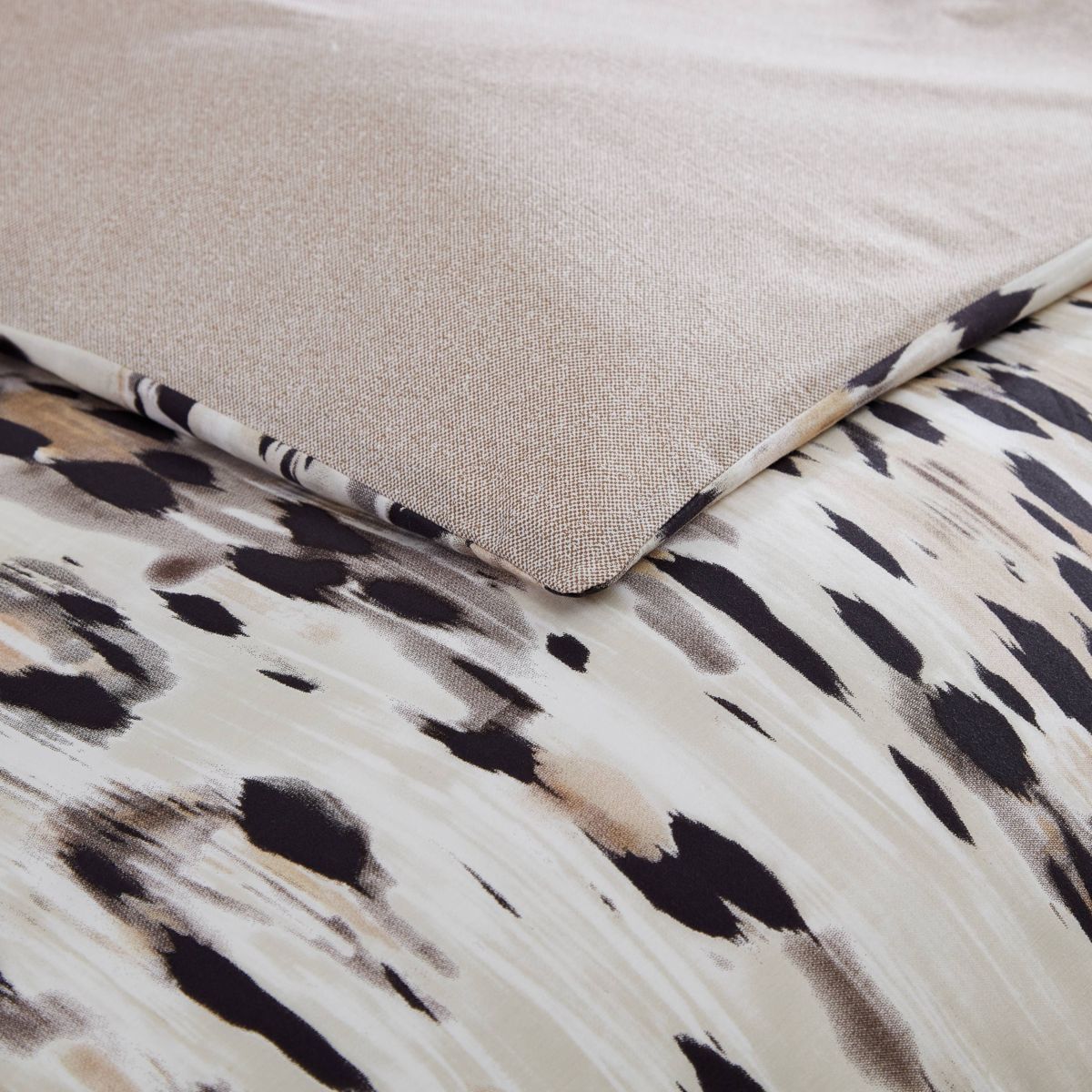 Abstract Leopard 100% Cotton- 3 Piece- Comforter Bedding Set