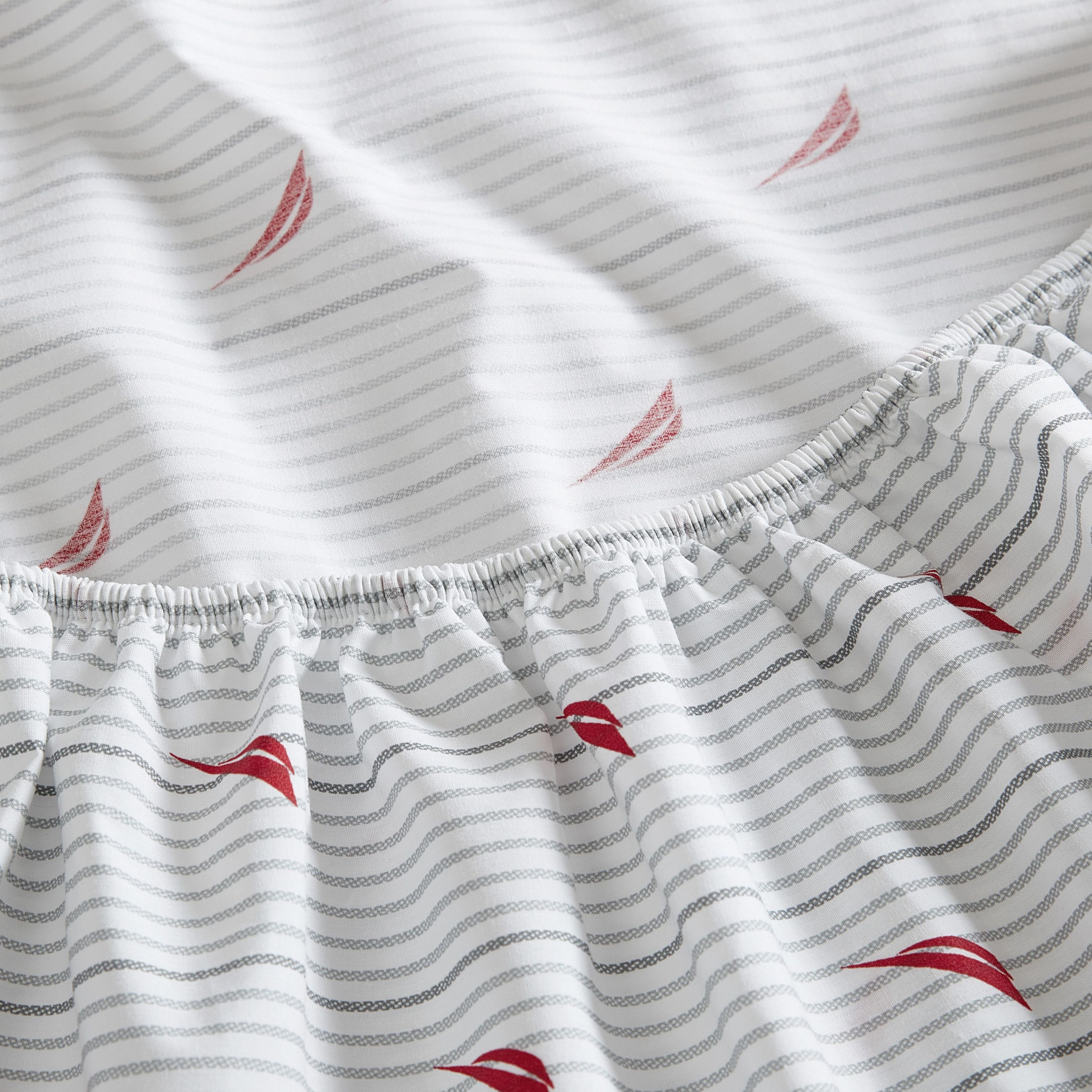 Audley Stripe 100% Cotton Percale- 3 Piece- Sheet Set