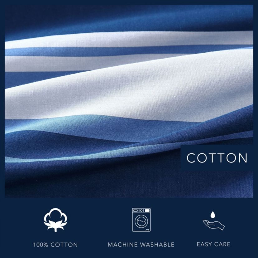 Lakeview 100% Cotton- 3 Piece- Comforter Bedding Set