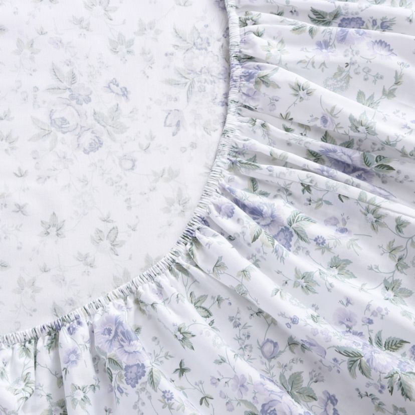 Lilian 100% Cotton 300 Thread Count Sateen- 4 Piece- Sheet Set