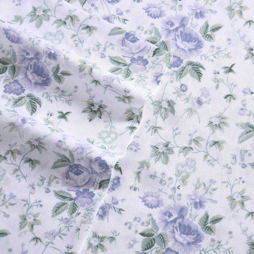 Lilian 100% Cotton 300 Thread Count Sateen- 4 Piece- Sheet Set