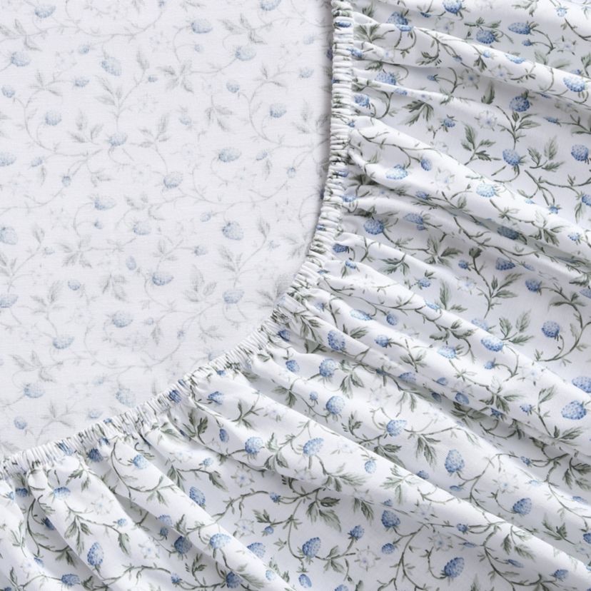 Bramble Vine 100% Cotton 300 Thread Count Sateen- 4 Piece- Sheet Set