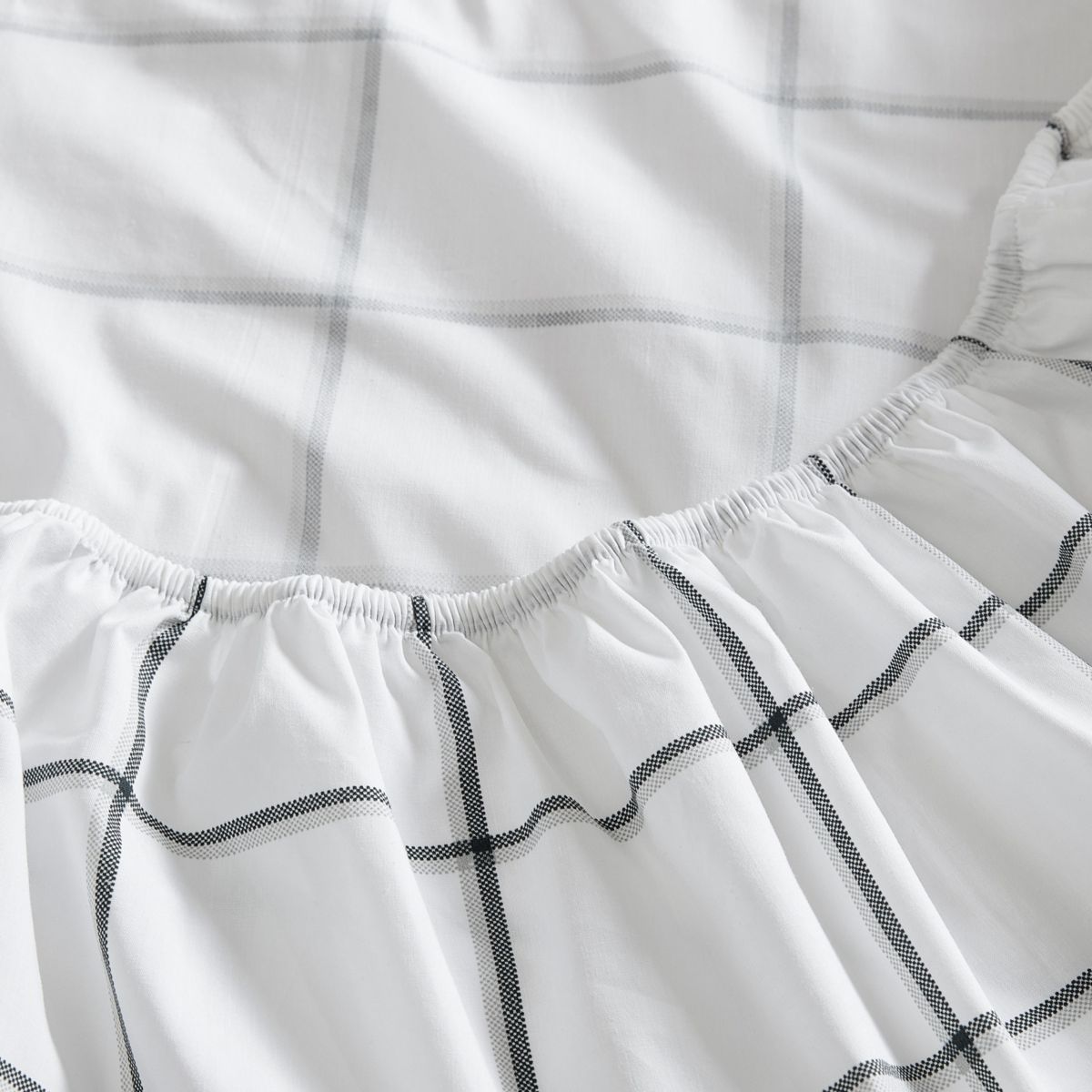 Plot 100% Cotton Percale- 4 Piece- Sheet Set