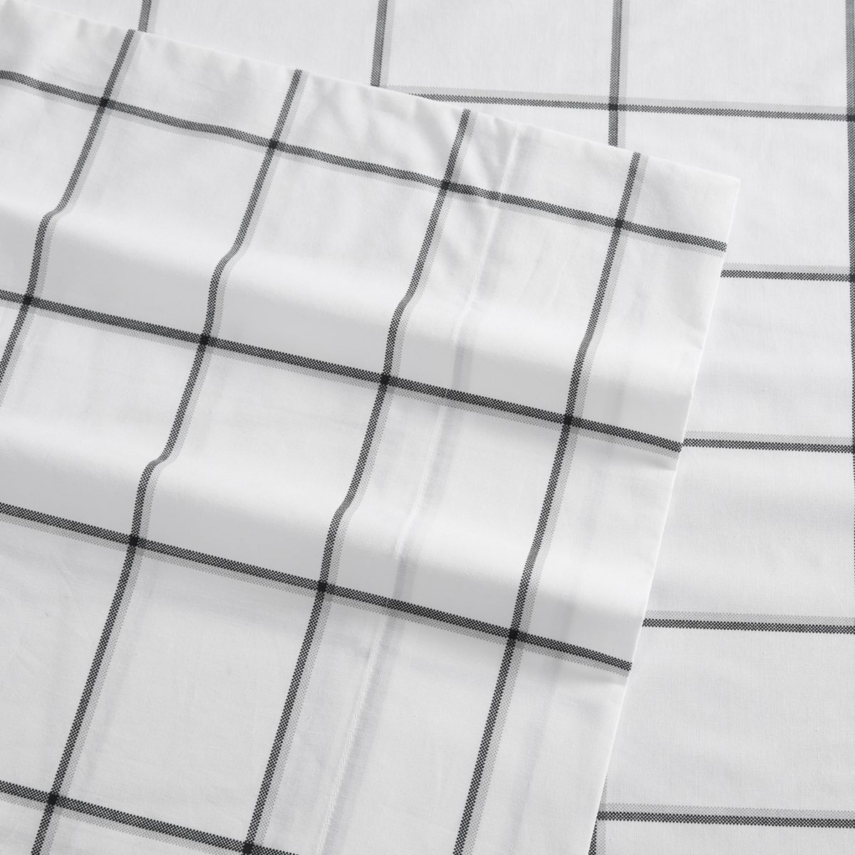 Plot 100% Cotton Percale- 4 Piece- Sheet Set