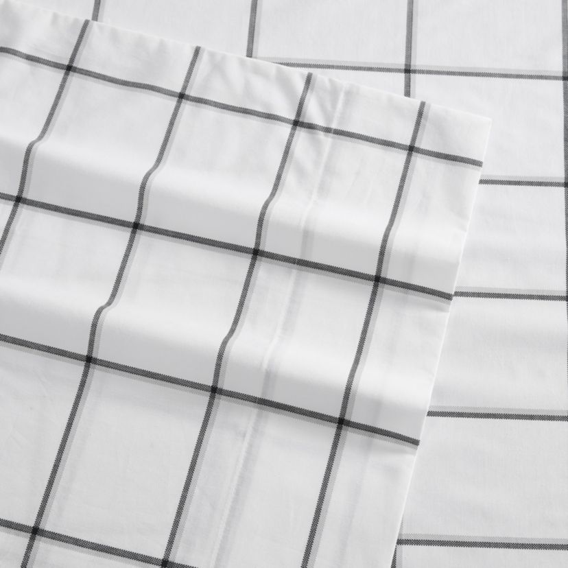 Plot 100% Cotton Percale- 4 Piece- Sheet Set
