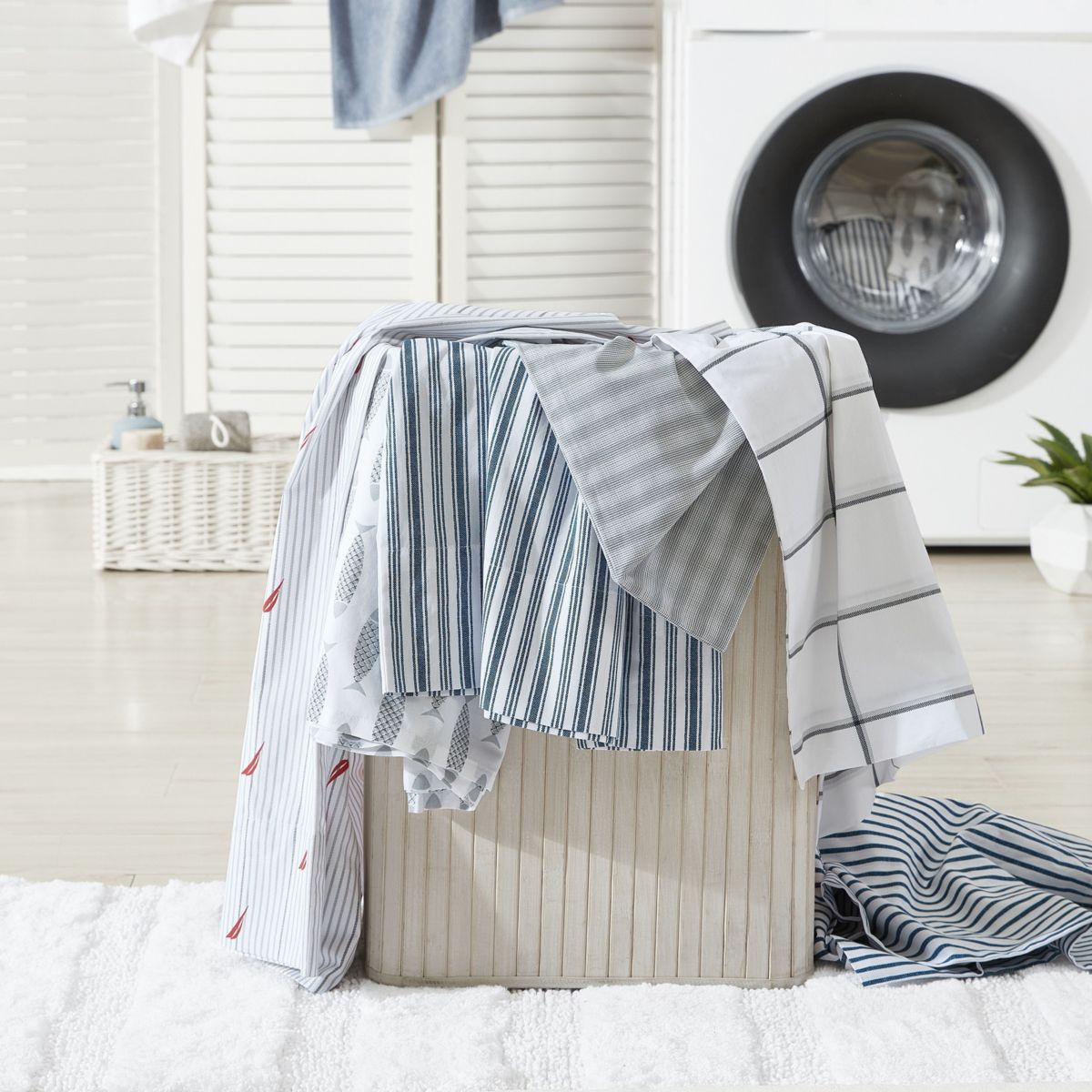 Plot 100% Cotton Percale- 4 Piece- Sheet Set