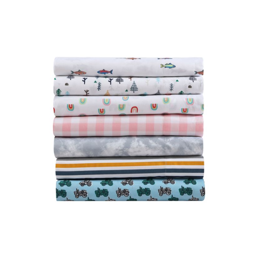 Vivid Stripe Ultra Soft Microfiber- 3 Piece- Sheet Set
