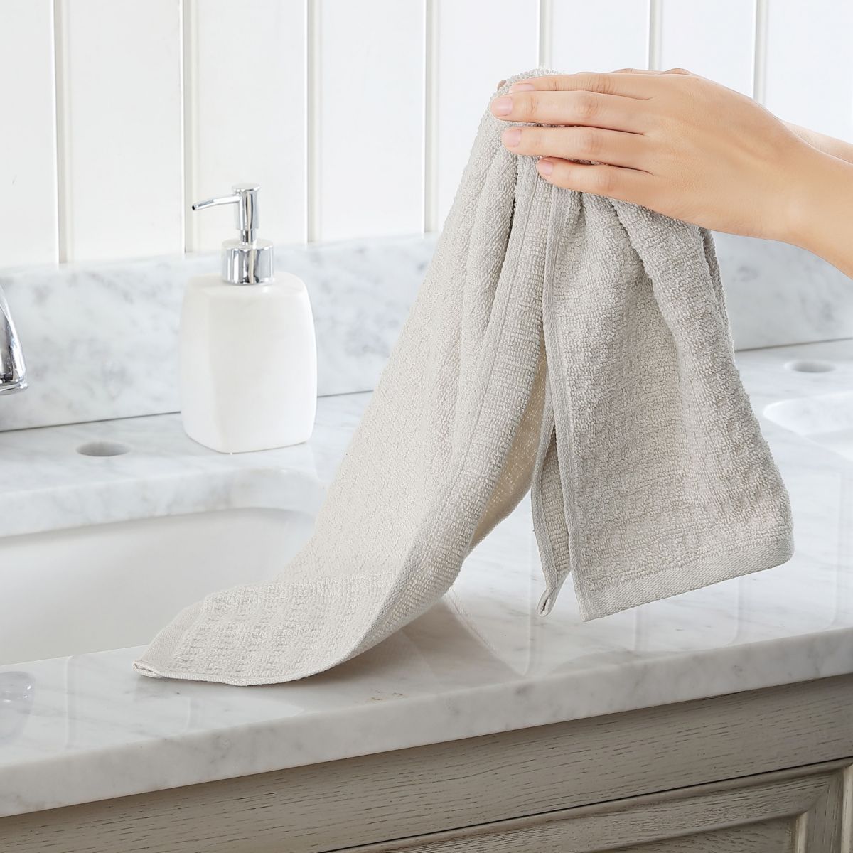 Northern Pacific 100% Cotton Terry- 2 Piece- Hand Towel Set