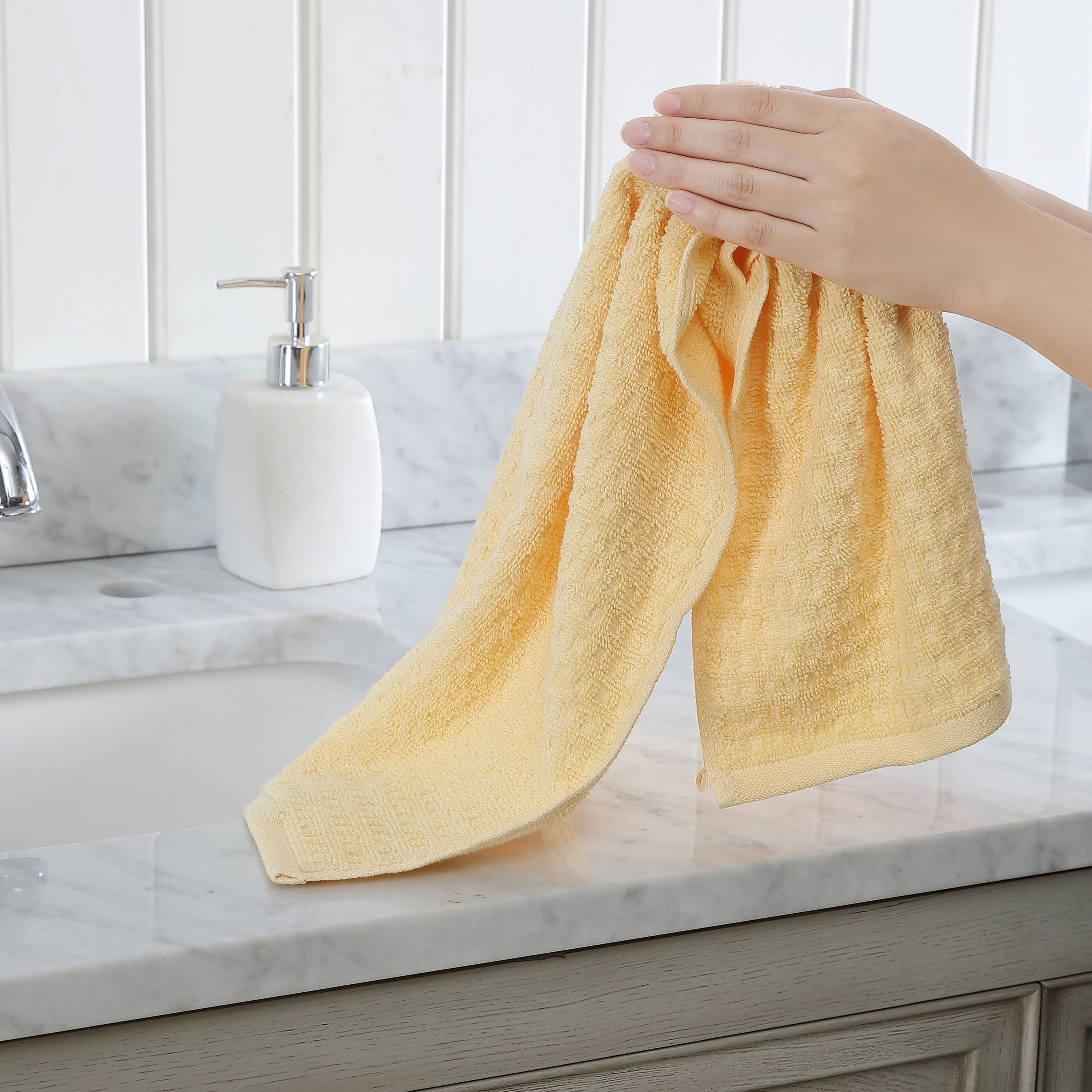 Northern Pacific 100% Cotton Terry- 12 Piece- Wash Towel Set