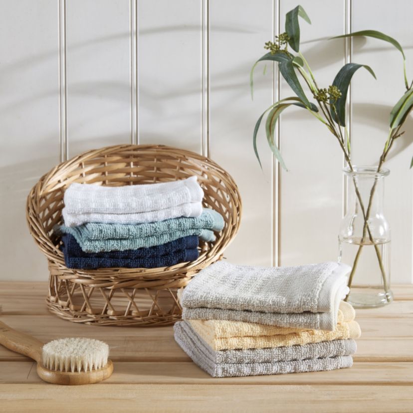 Northern Pacific 100% Cotton Terry- 12 Piece- Wash Towel Set