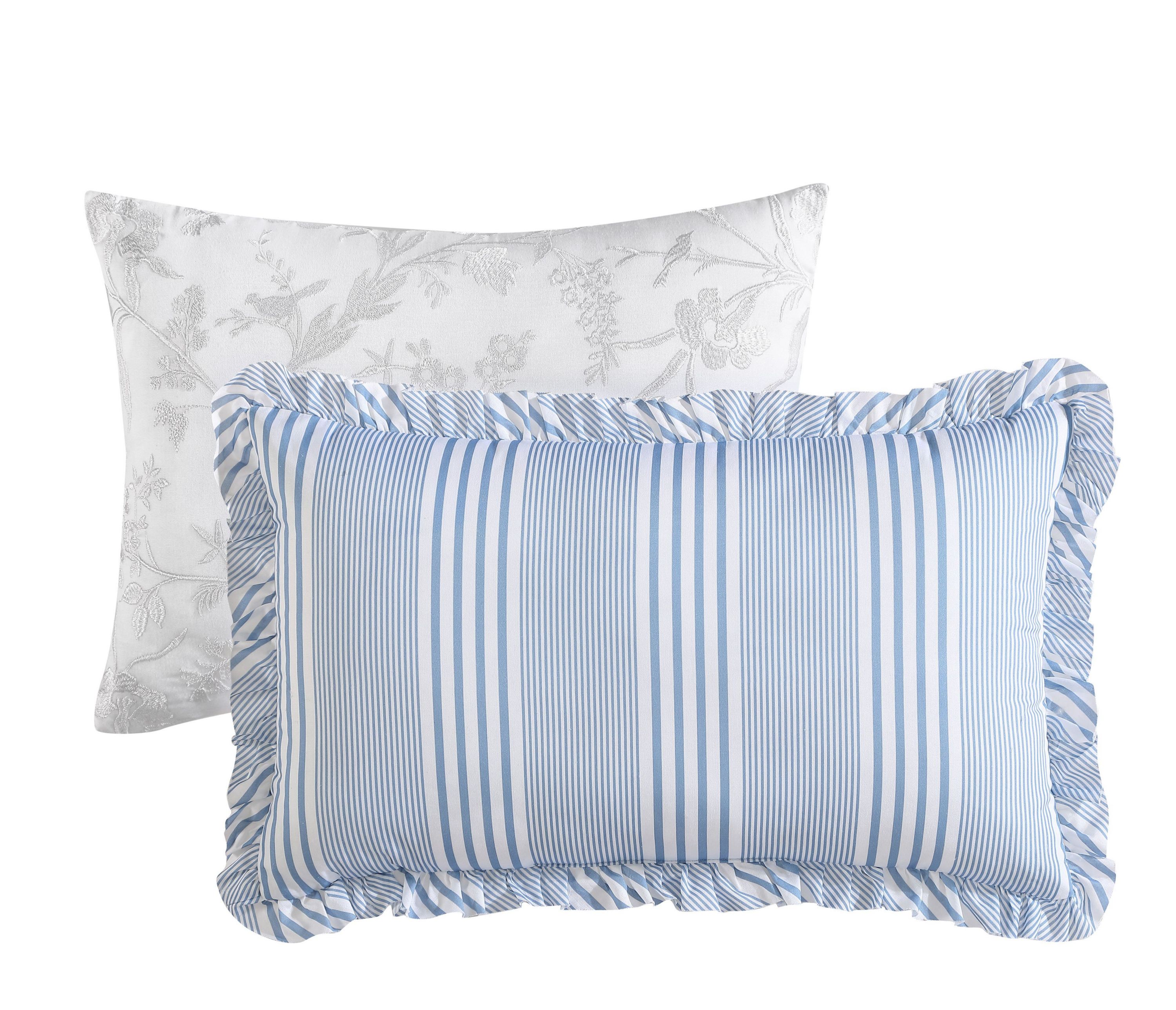 Branch Toile 100% Cotton- 7 Piece- Comforter Bedding Set