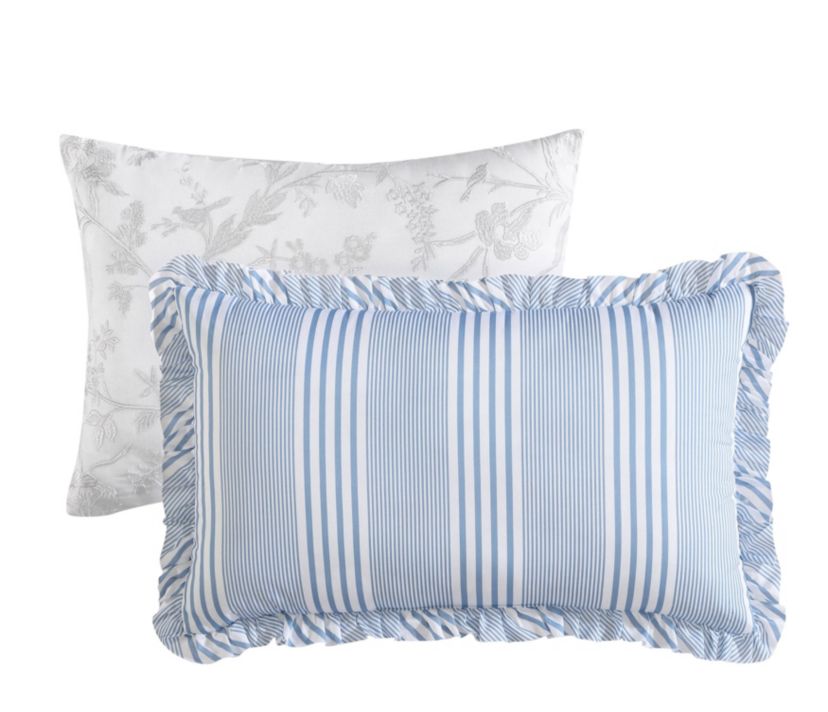 Branch Toile 100% Cotton- 7 Piece- Comforter Bedding Set