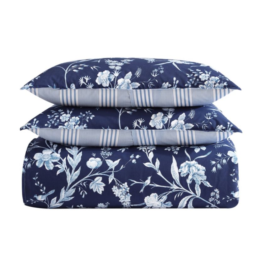 Branch Toile 100% Cotton- 7 Piece- Comforter Bedding Set