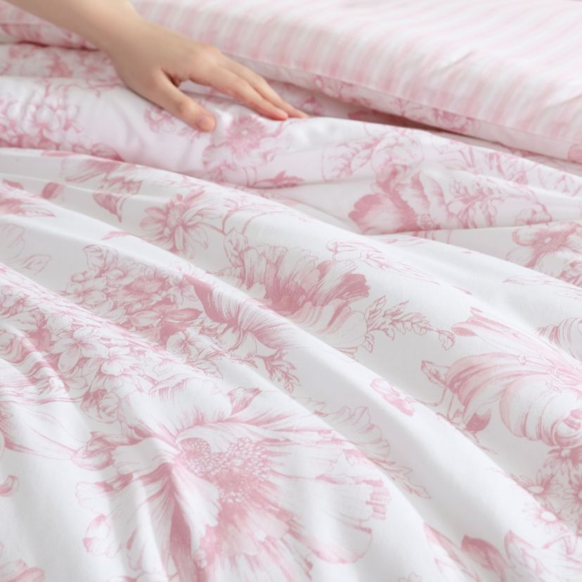 Delphine 100% Cotton- 2 Piece- Comforter Bedding Set