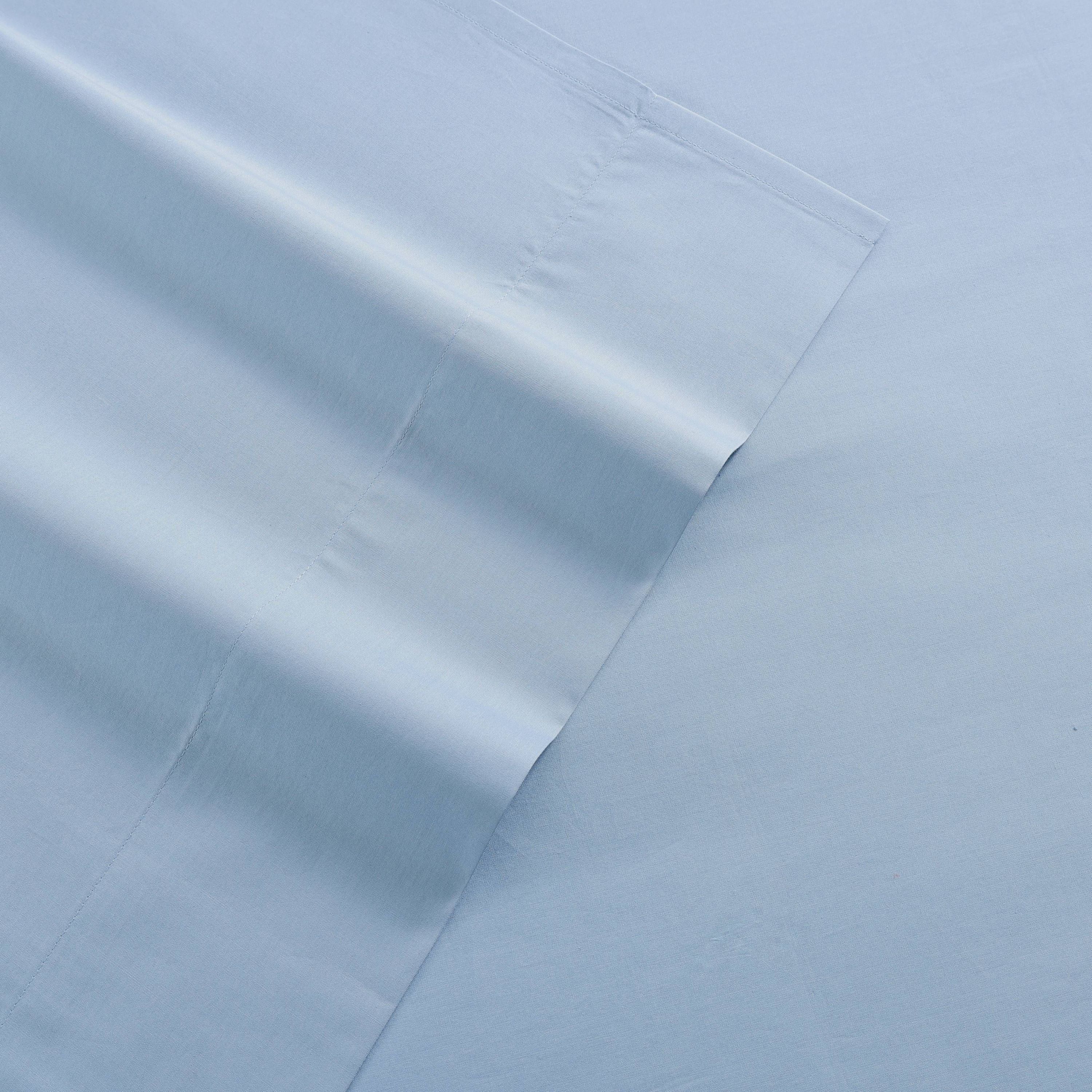 Nautica Solid 100% Cotton Percale- 3 Piece- Sheet Set