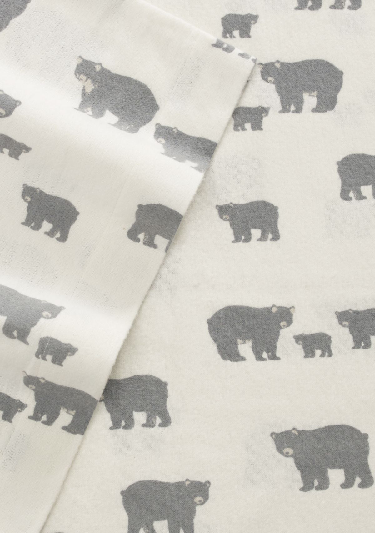 Bear Family Flannel Sheet Set 