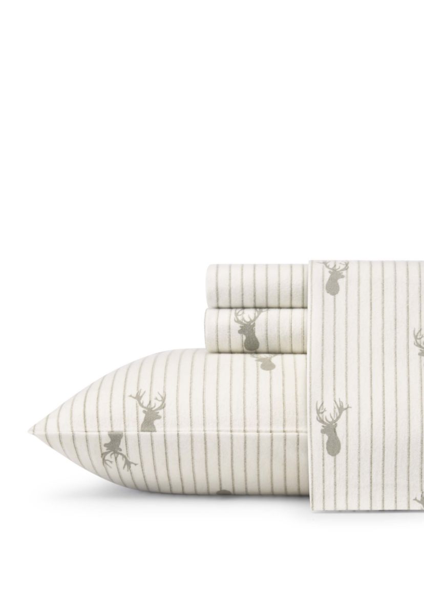 Deer Lodge Flannel Sheet Set