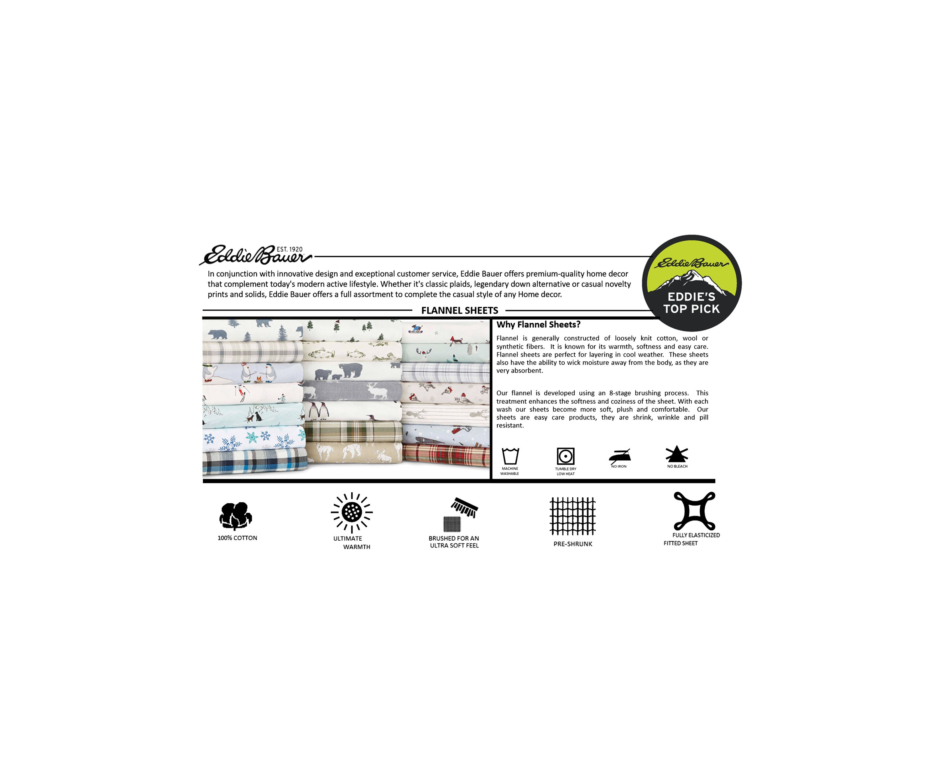 Deer Lodge Flannel Sheet Set