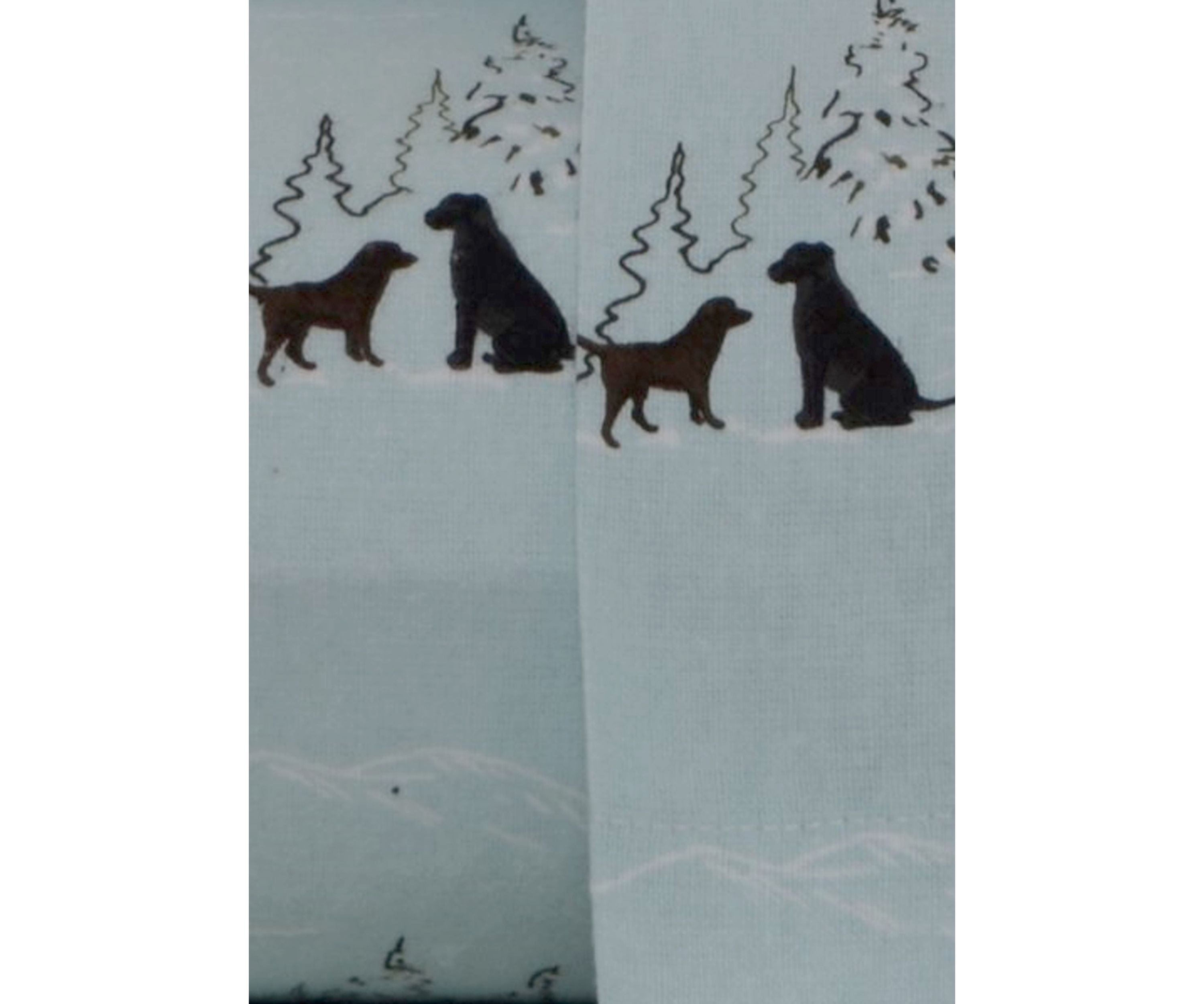 Dog Friends Flannel Sheet Set  