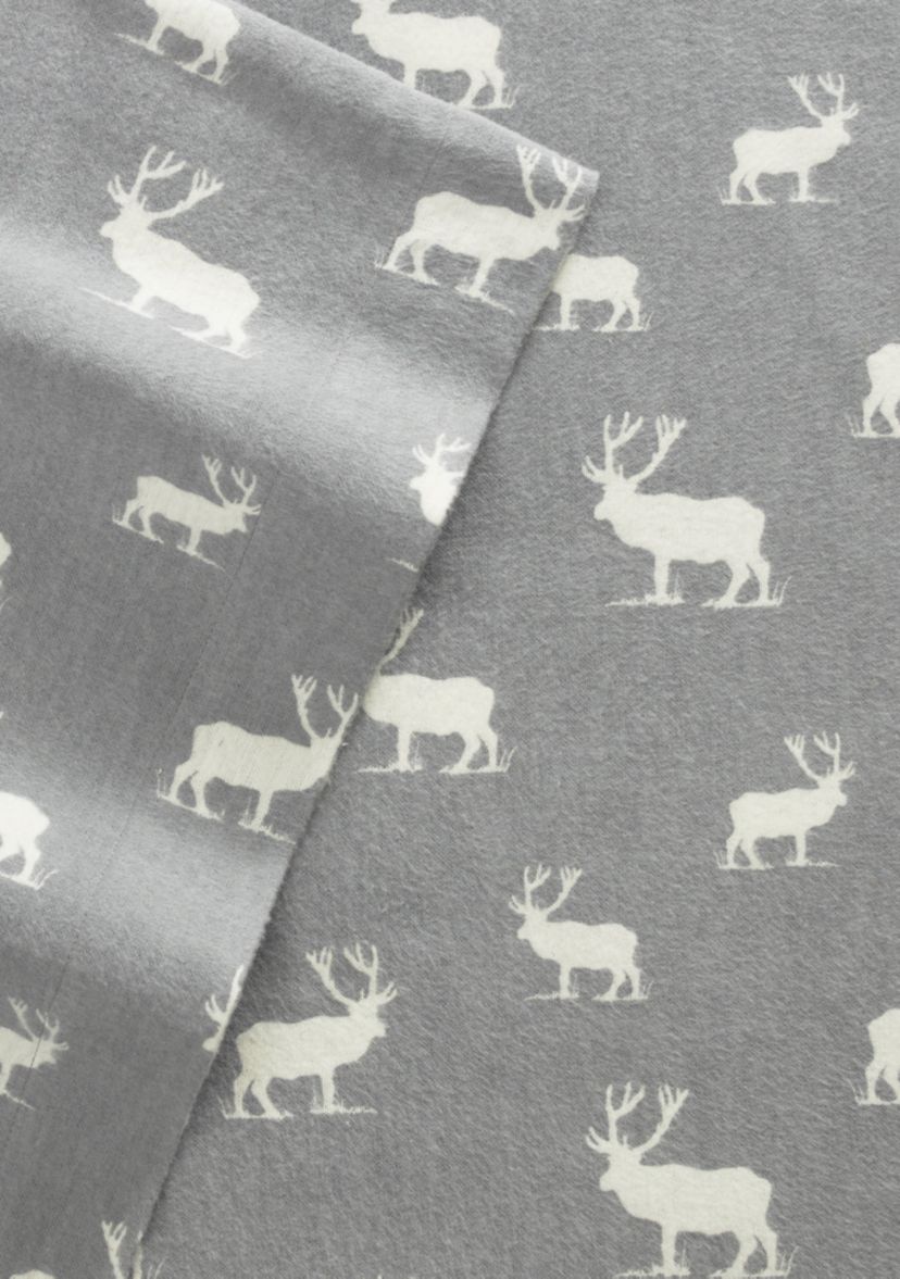 Elk Grove Flannel Sheet Set-Twin