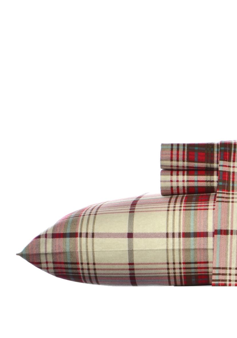 Montlake Plaid Flannel Sheet Set 
