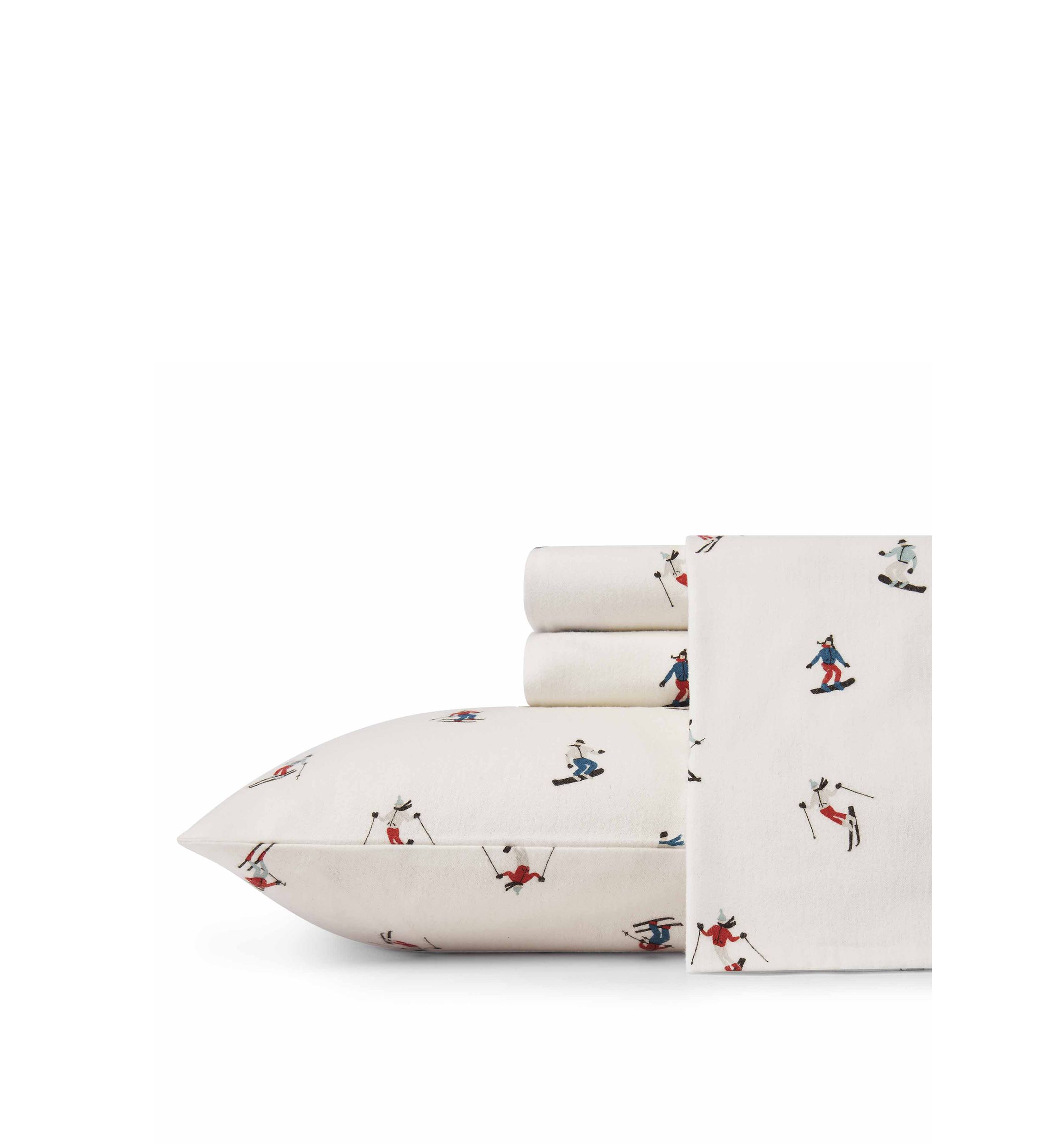 Ski Slope Flannel Sheet Set 