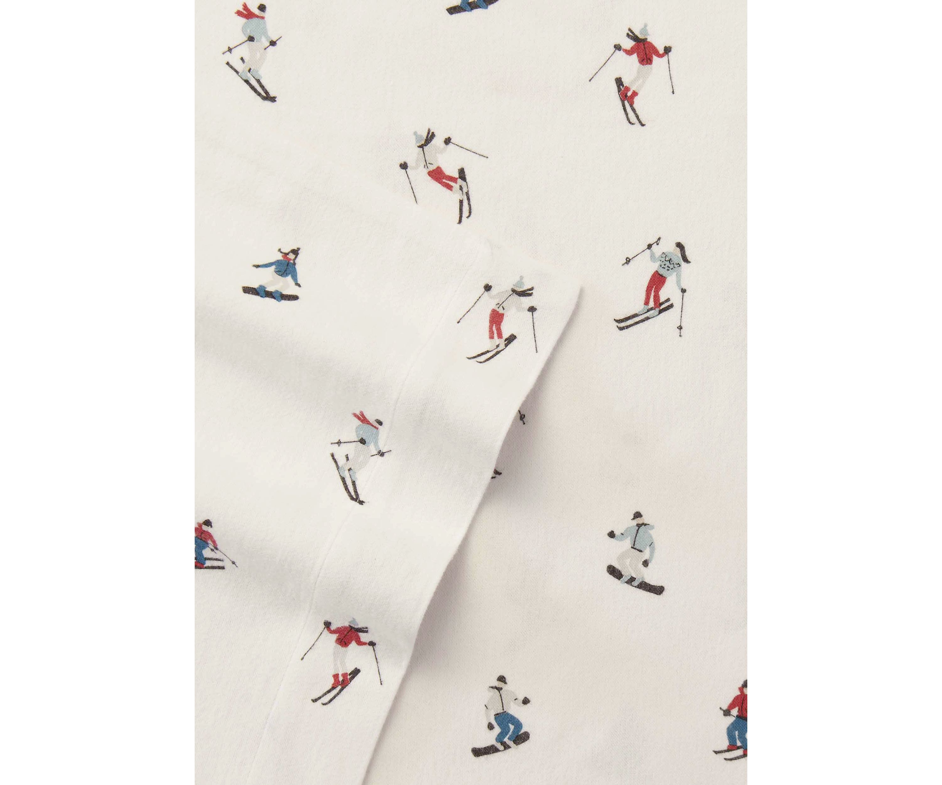 Ski Slope Flannel Sheet Set 