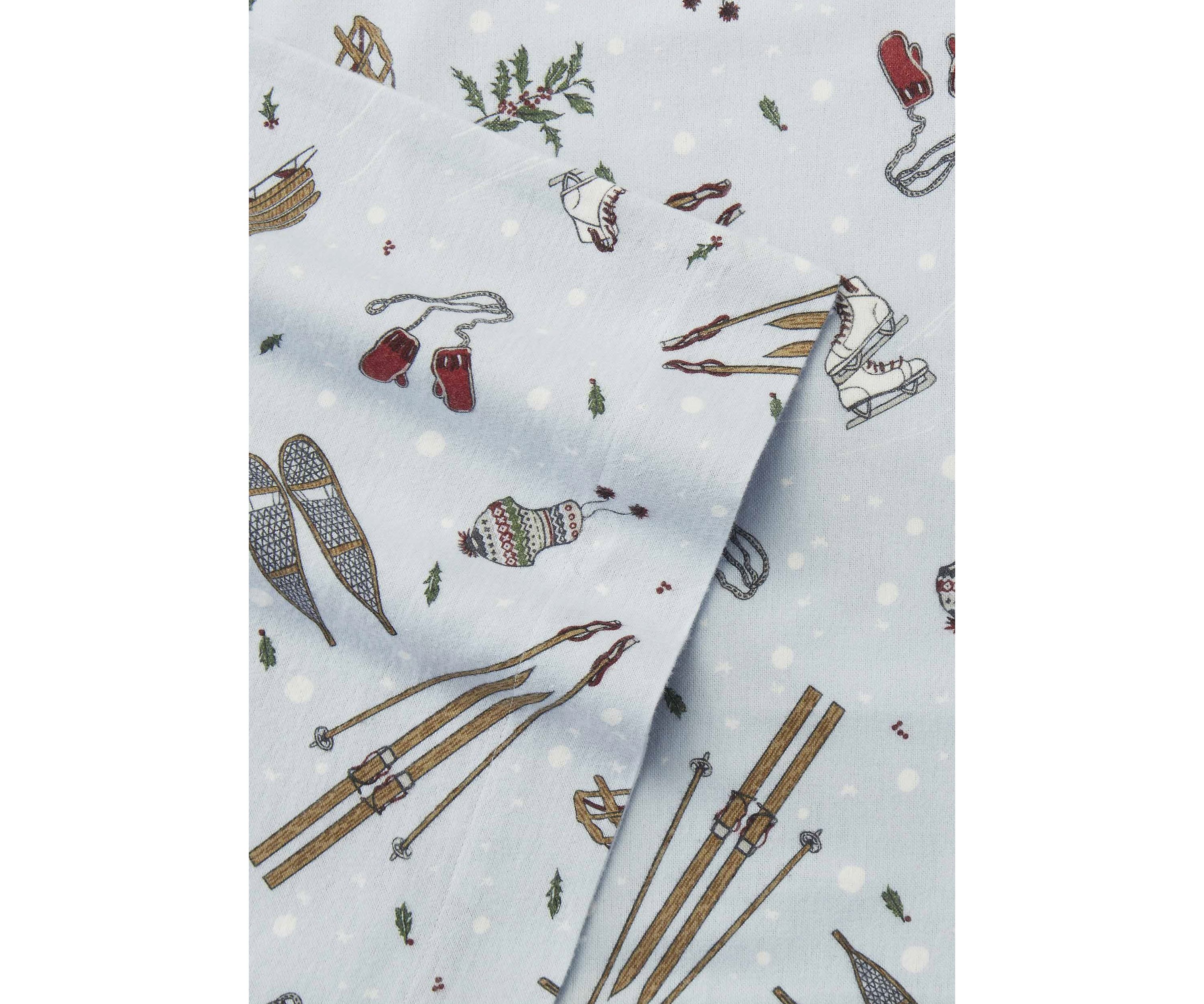 Snow Days Flannel Sheet Set 