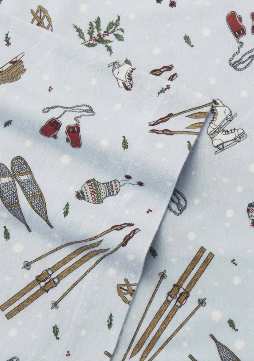 Snow Days Flannel Sheet Set 