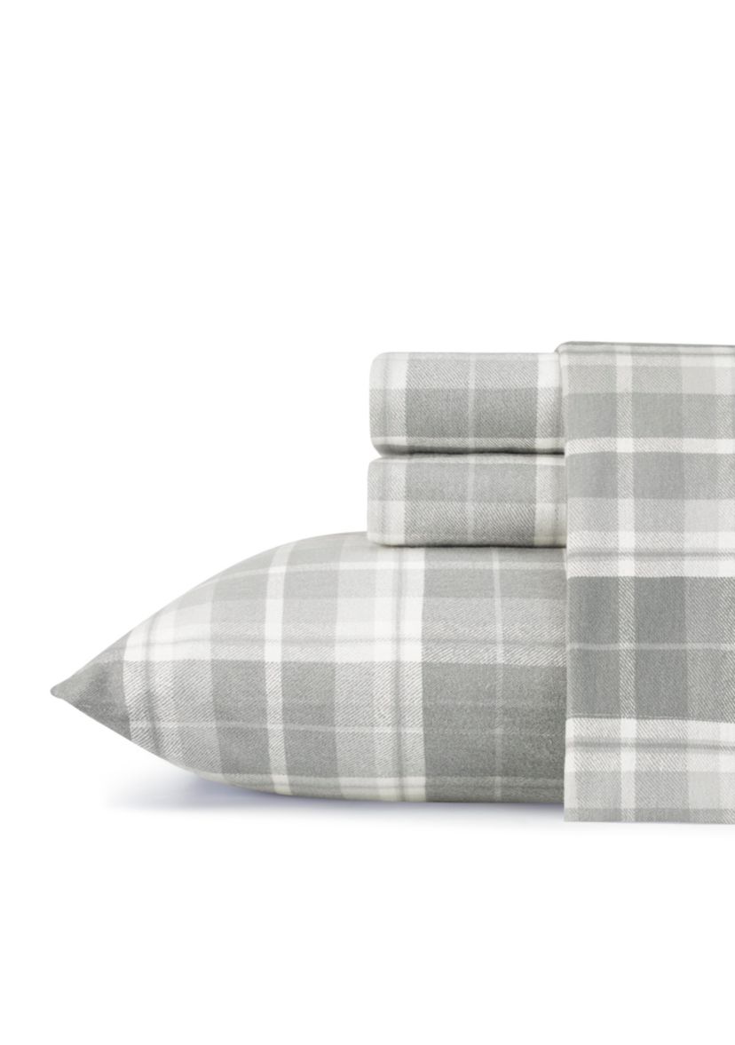Mulholland Grey Flannel Sheet Set Full