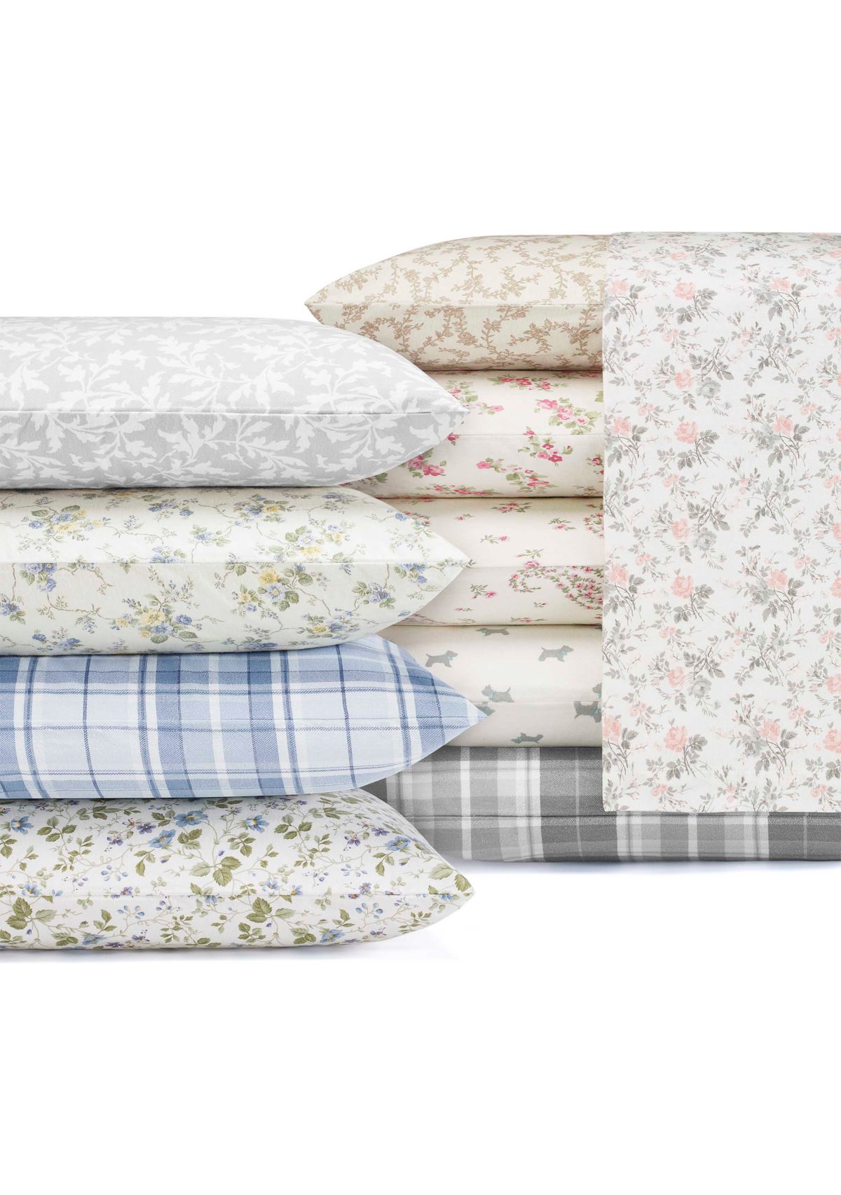Mulholland Grey Flannel Sheet Set Full