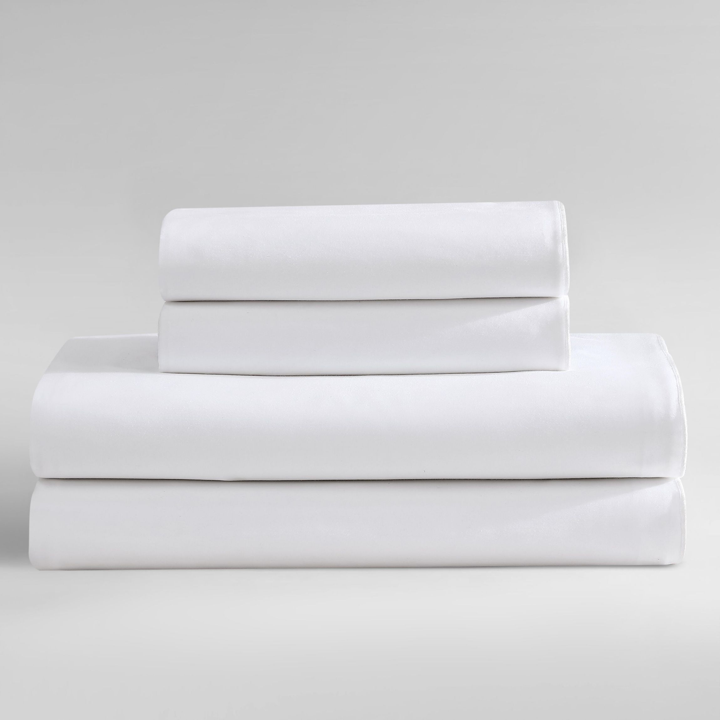 Pearl Edge Beige King Sheet Set-4 Piece
