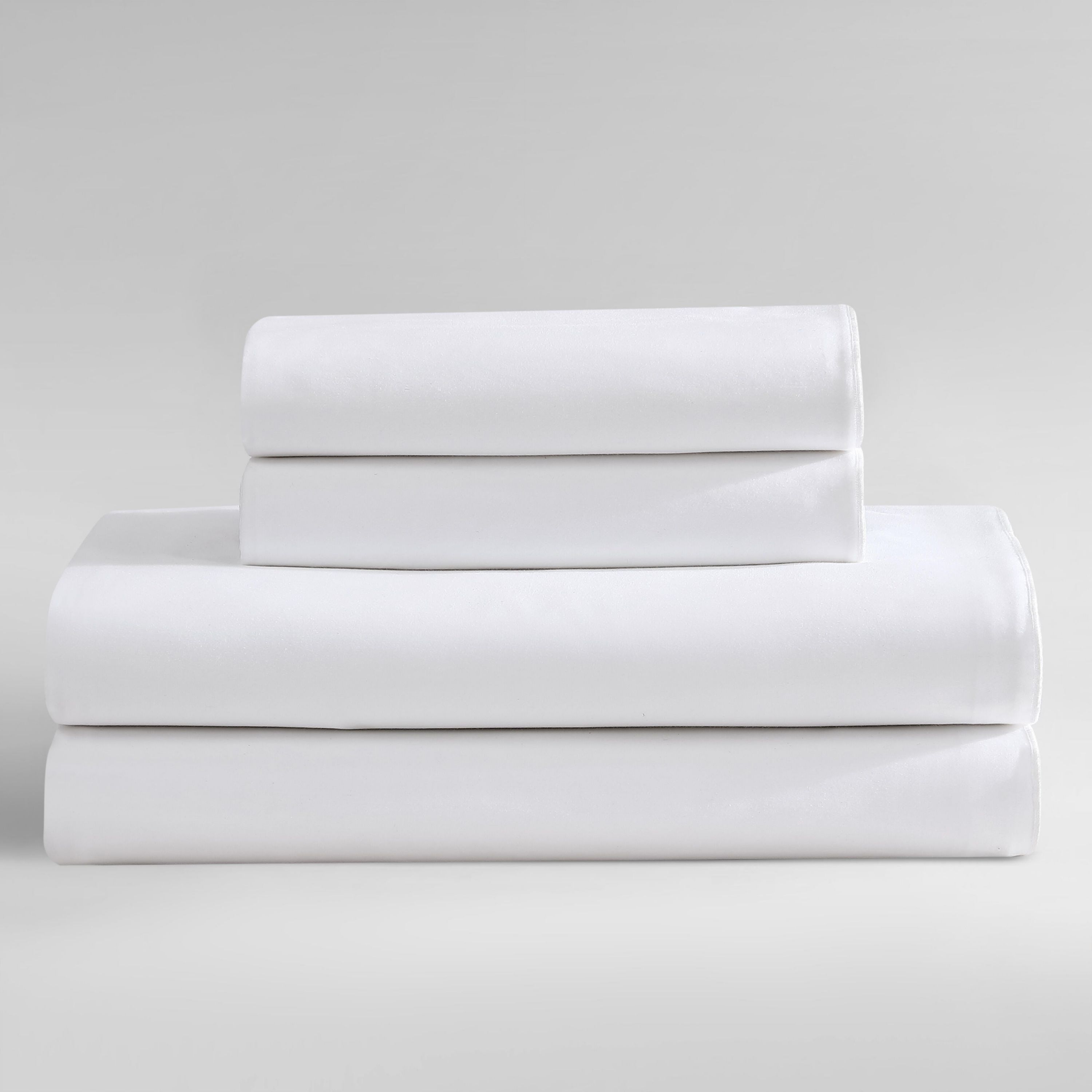 Pearl Edge Natural Queen Sheet Set-4 Piece