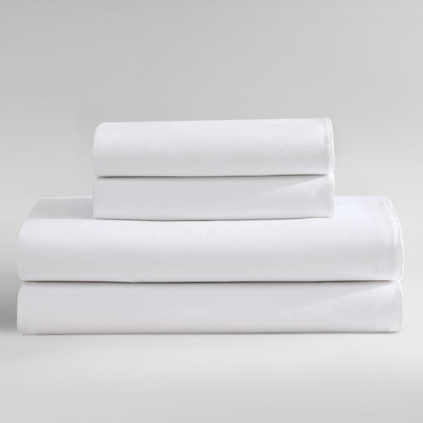 Pearl Edge Natural Queen Sheet Set-4 Piece