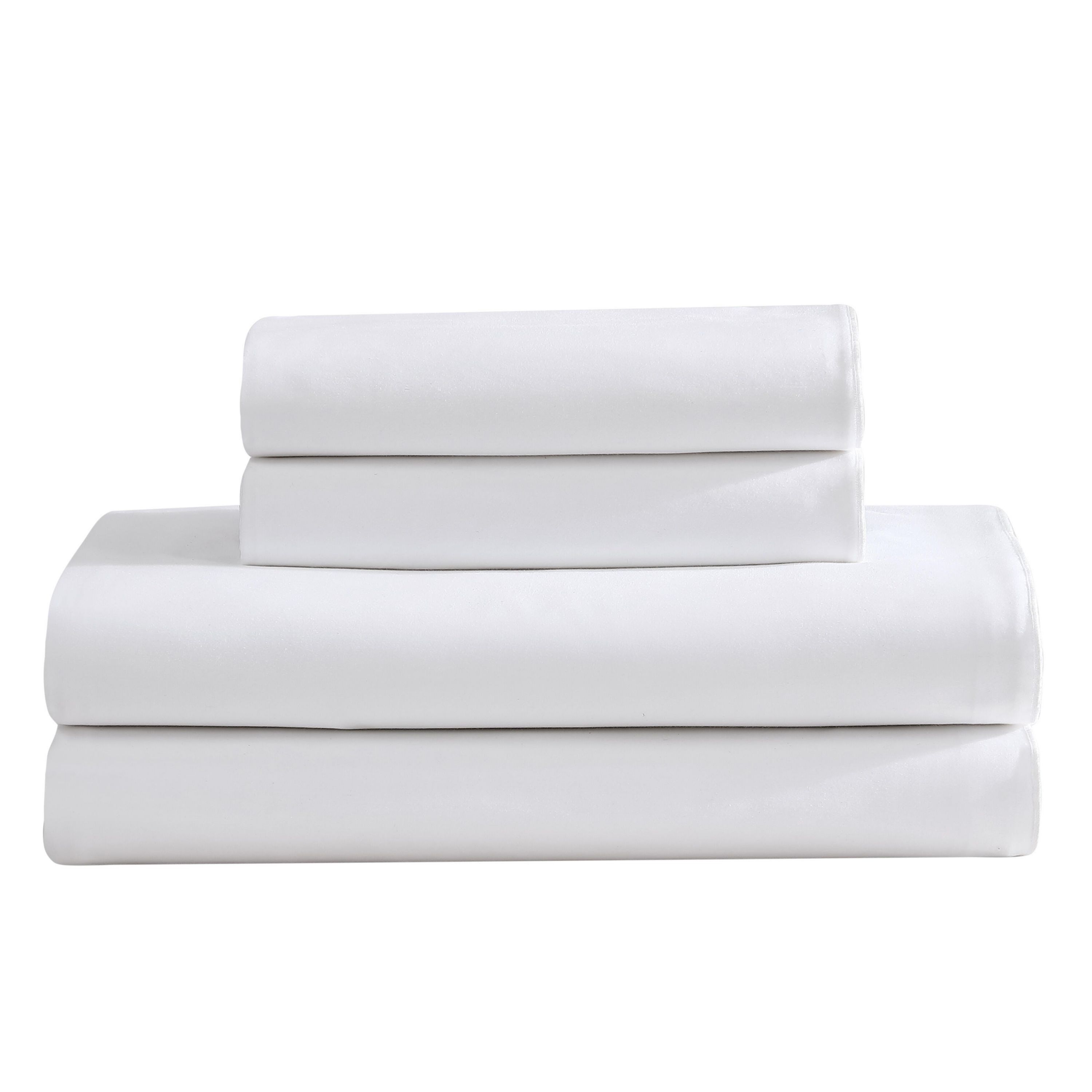 Pearl Edge Natural Queen Sheet Set-4 Piece