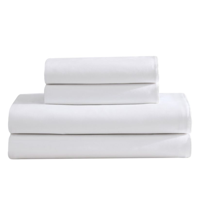 Pearl Edge Natural Queen Sheet Set-4 Piece