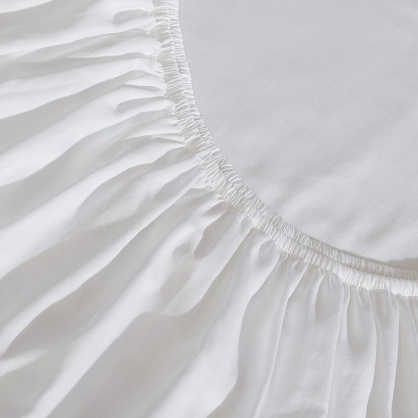 Pearl Edge Natural Queen Sheet Set-4 Piece