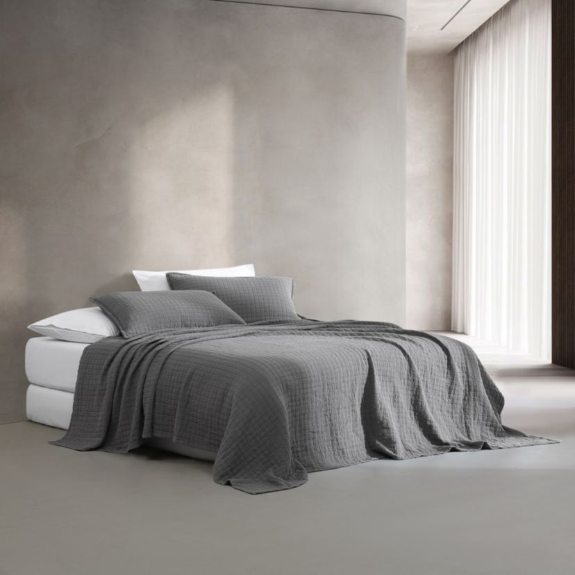 Essential Garment Washed Cotton Coverlet
