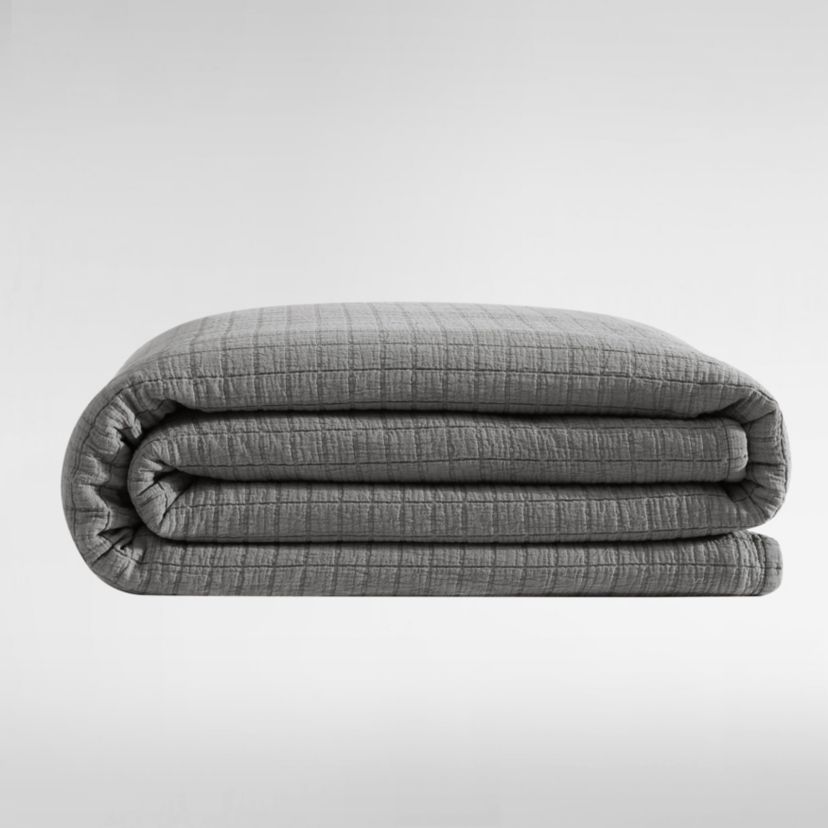 Essential Garment Washed Cotton Coverlet