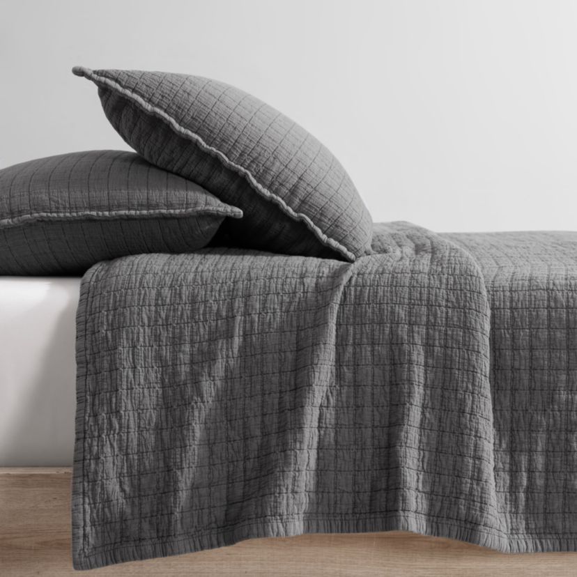 Essential Garment Washed Cotton Coverlet