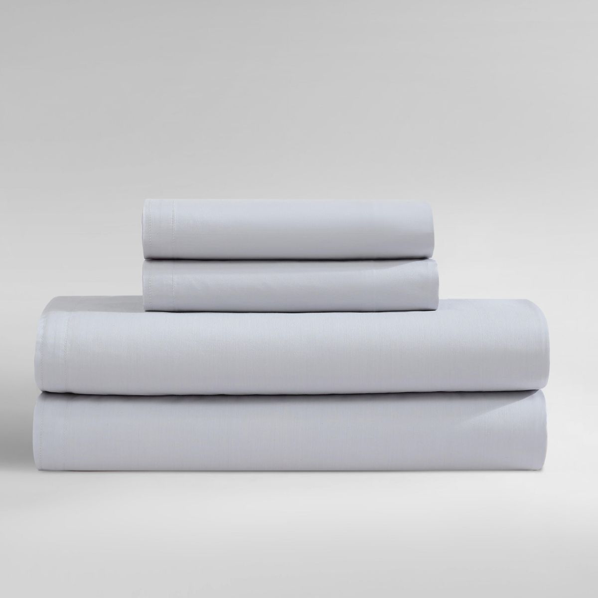 Naturals Solid - Blue King Sheet Set-4 Piece