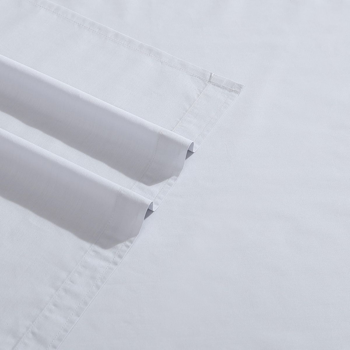 Naturals Solid - Blue King Sheet Set-4 Piece