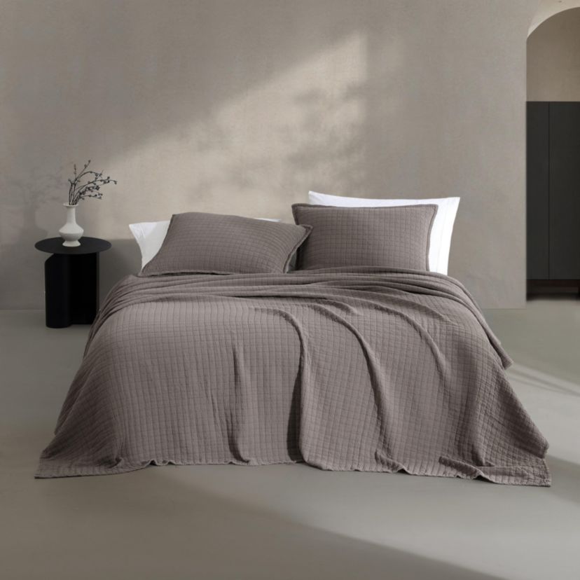 Essential Garment Washed Grey Standard Sham-1 Piece