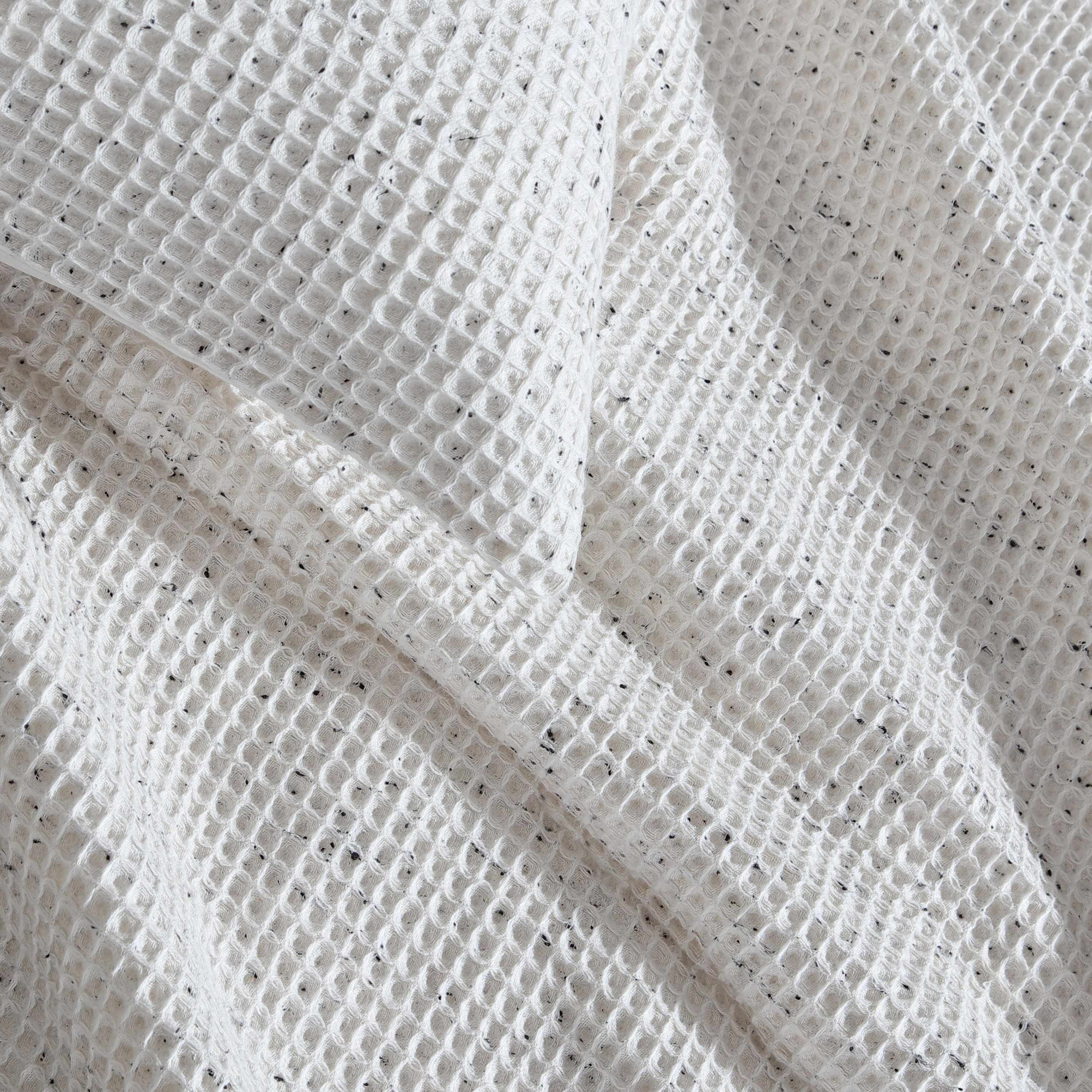 Speckled Waffle Natural King Duvet Cover Set-3 Piece
