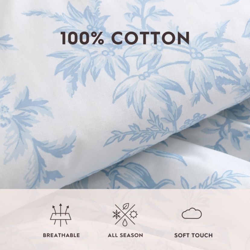 Bedford 100% Cotton- 2 Piece- Comforter Bedding Set
