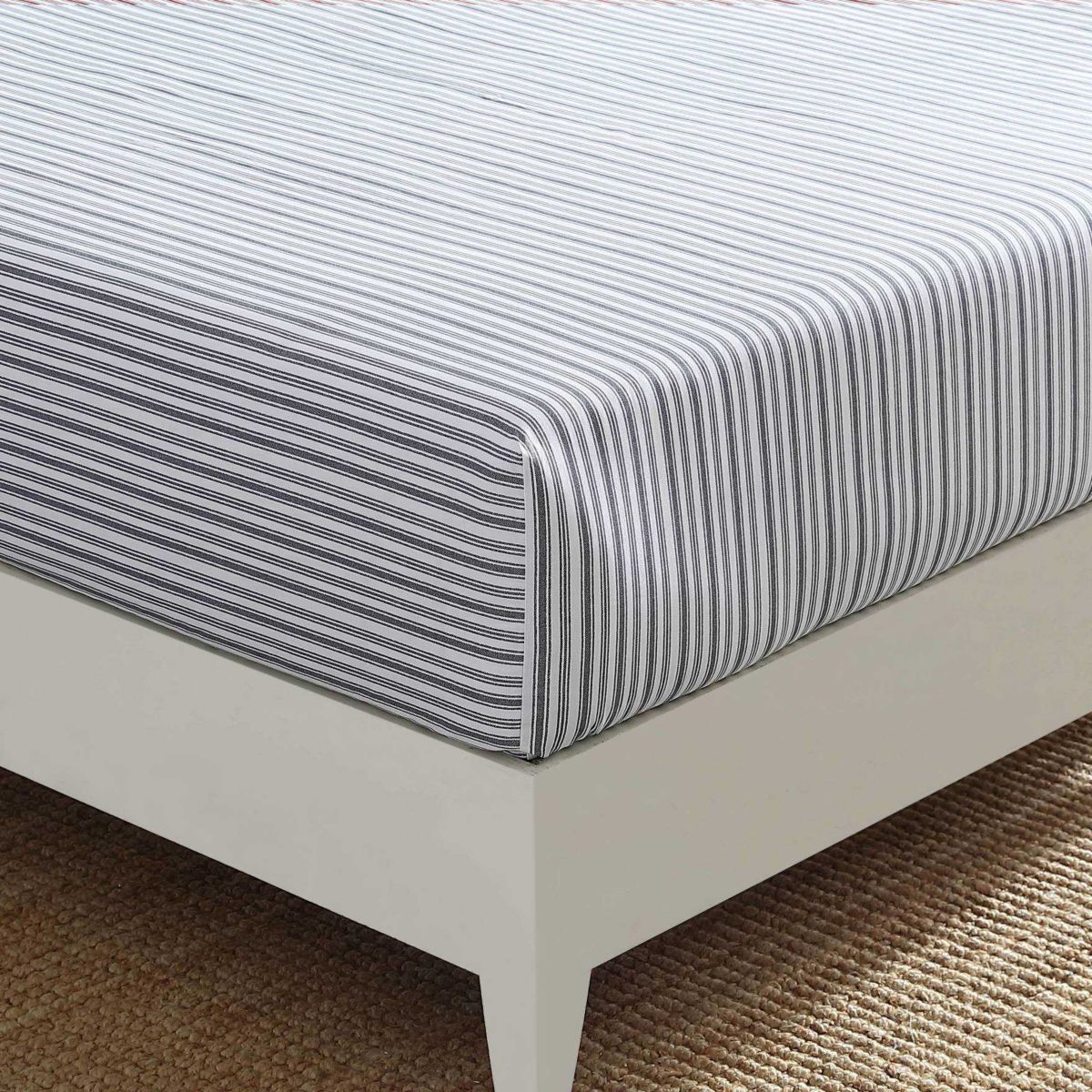 Coleridge Stripe 100% Cotton Fitted Sheet