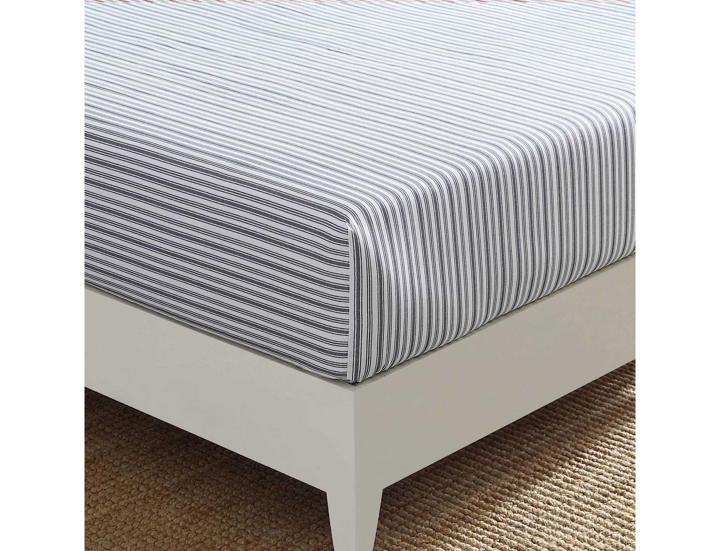 Coleridge Stripe 100% Cotton Fitted Sheet