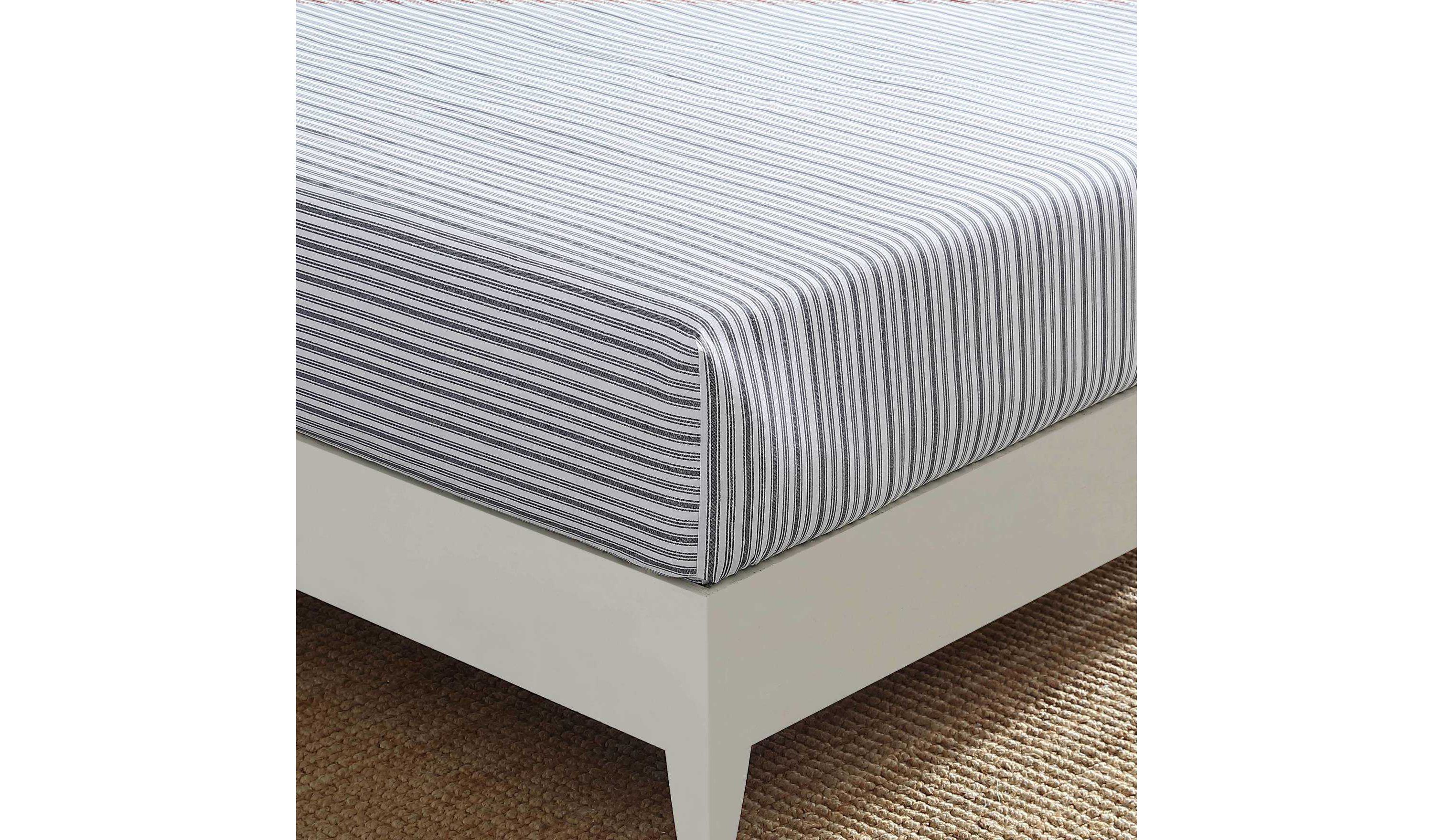Nautica Coleridge Stripe 100% Cotton Fitted Sheet
