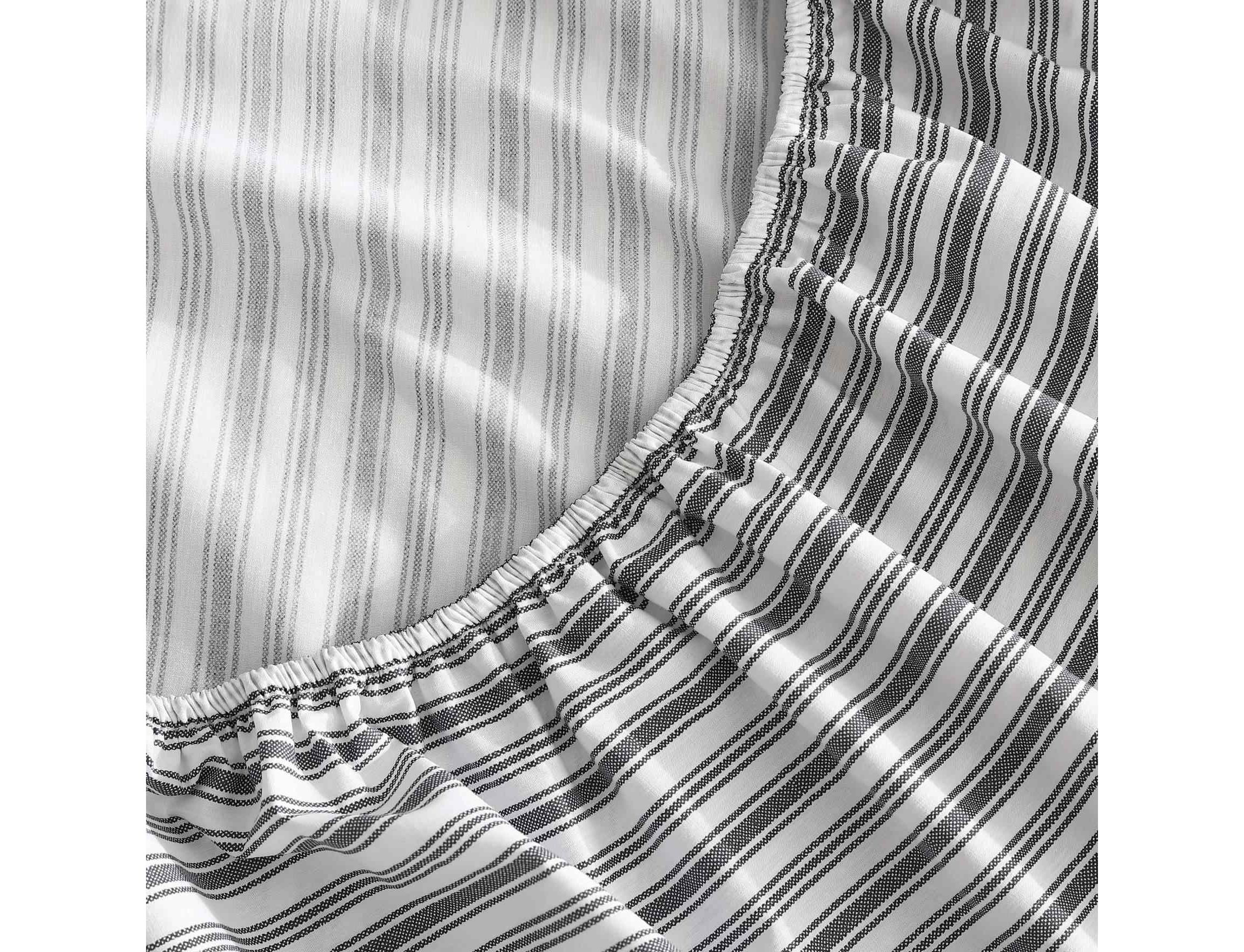 Coleridge Stripe 100% Cotton Fitted Sheet