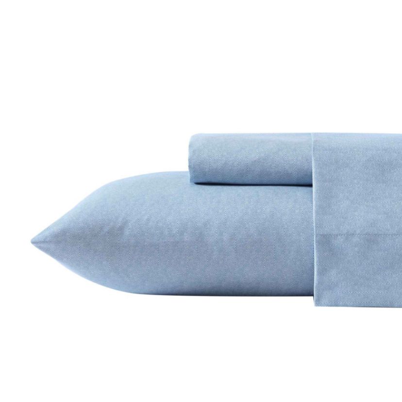 Nautica Herringbone Coastal Microfiber Sheet Set